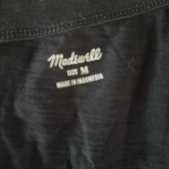 Madewell Black Sleeveless Tank Top M - Picture 3 of 5